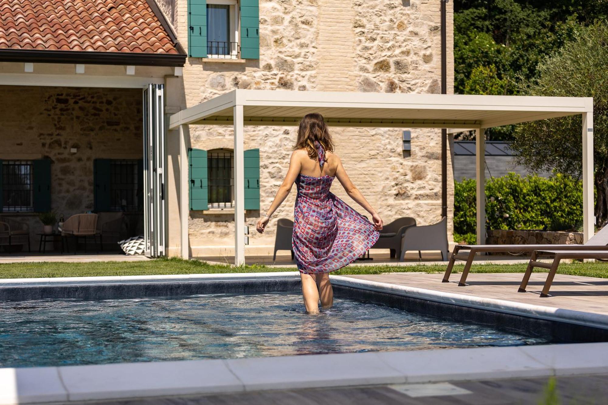 Casa Massaro Todeschini Aparthotel อาบาโนแตร์เม ภายนอก รูปภาพ