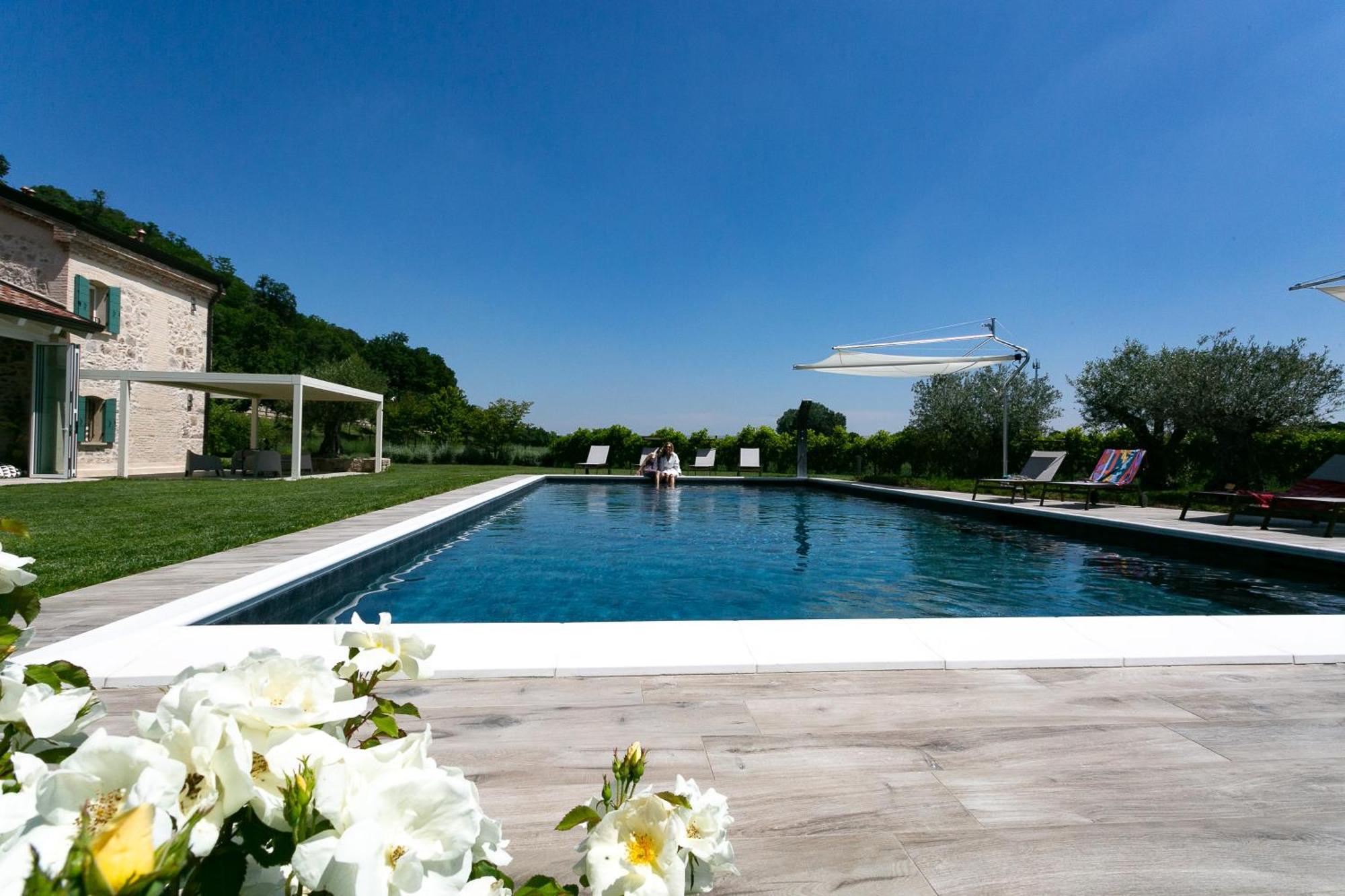 Casa Massaro Todeschini Aparthotel อาบาโนแตร์เม ภายนอก รูปภาพ